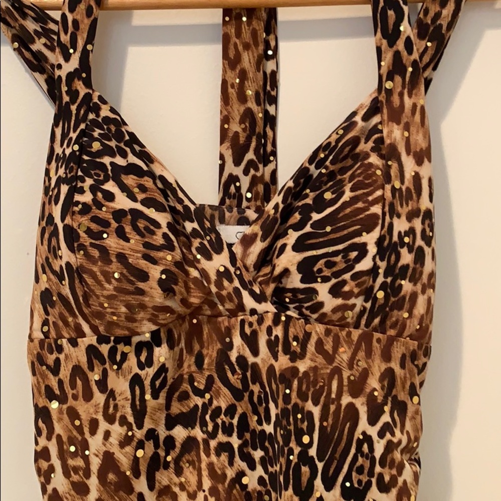Cache Leopard Print Cami - Picture 2 of 5